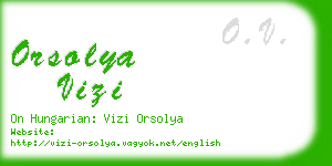 orsolya vizi business card